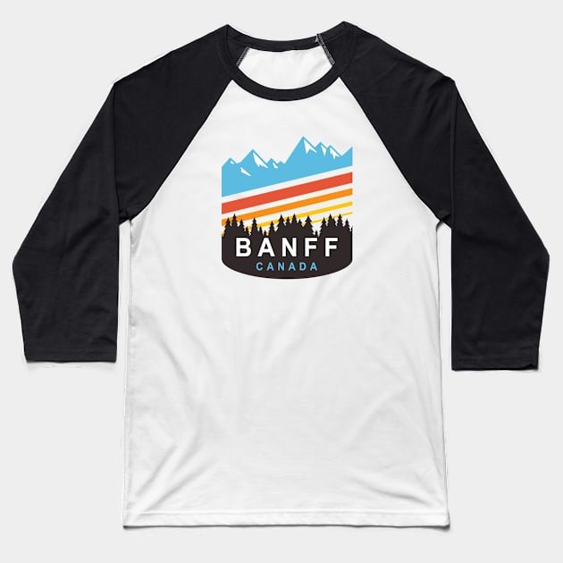 Banff Canada Baseball T-Shirt by Eureka Shirts